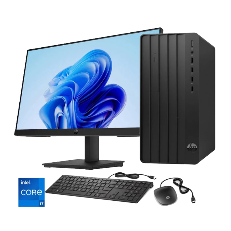 ORDINATEUR BUREAU HP 290 G9 i7 8Gb 512 SSD ECRAN 22 POUCES HDMI VGA FULL HD 12 TH GEN