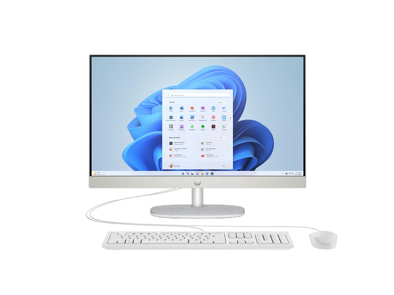 Ordinateur tout-en-un HP 24 cr0342nh PC 1334U I5 8 Go 512 Go tactile blanc