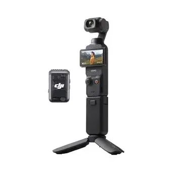 DJI OSMO POCKET 3 CREATOR COMBO Caméra de poche professionnelle avec capteur 1 pouce, 4K/120 fps et stabilisation 3 axes